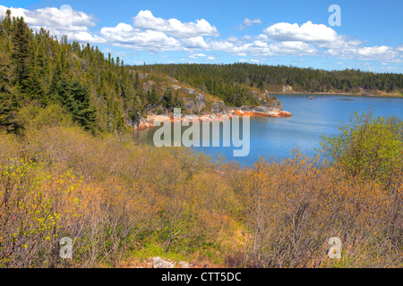 Riviere-au-Tonnierre, Duplessis, Northshore St Lawrence, Cote Nord, Quebec, Kanada Stockfoto