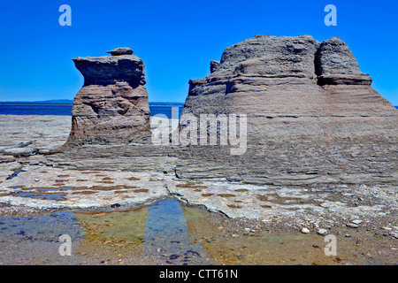 Mingan Archipel Nationalpark, Reserve de Parc National de L'Archipel de Mingan, Duplessis, Northshore St Lawrence, Cote Nord Stockfoto