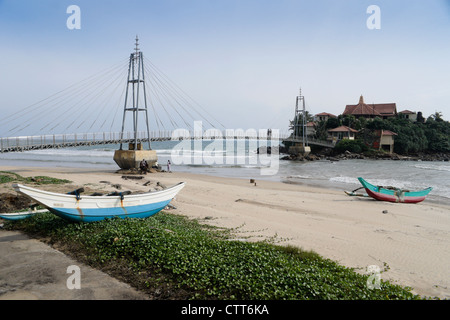 Buddhistischer Tempel auf der Insel Parey Dewa, Matara, Sri Lanka Stockfoto