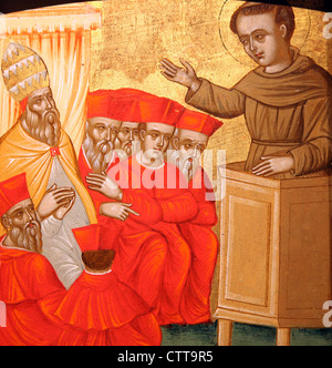 Szenen aus dem Leben des Hl. Antonius von Padua Stockfoto