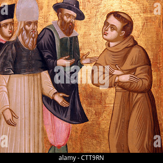 Szenen aus dem Leben des Hl. Antonius von Padua Stockfoto