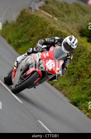 Motorrad-Rennsport der Isle Of Man TT Stockfoto