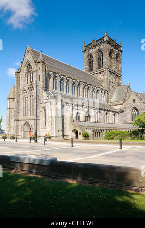 Die mittelalterliche Kirche von Paisley Abbey, Paisley. Stockfoto