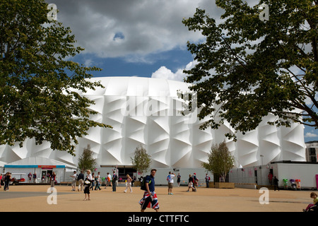 Basketball-Arena im Olympiapark, London Stockfoto