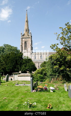 Str. Andrews Kirche Ombersley Worcestershire England UK Stockfoto