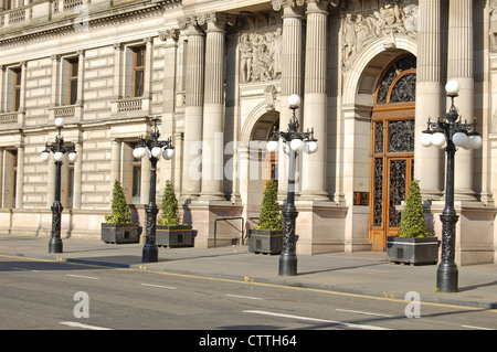 Fassade der Stadt Kammern Gebäude in Glasgow, Schottland Stockfoto