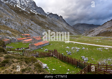 Vegas del Toro (o de Sotres), Nationalpark Picos de Europa, Sotres, Asturien, Spanien Stockfoto
