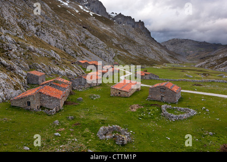 Vegas del Toro (o de Sotres), Nationalpark Picos de Europa, Sotres, Asturien, Spanien Stockfoto