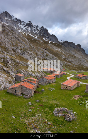 Vegas del Toro (o de Sotres), Nationalpark Picos de Europa, Sotres, Asturien, Spanien Stockfoto