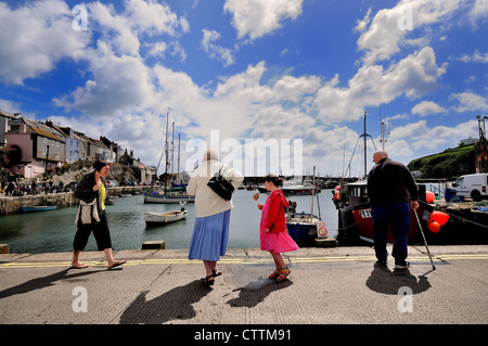 Mevagissey Hafen Cornwall England Stockfoto