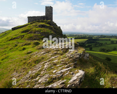 St Michaels Kirche, Brentor, Dartmoor, Devon, England Stockfoto