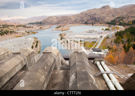 Benmore Wasserkraftwerk, Südinsel von Neuseeland 2 Stockfoto