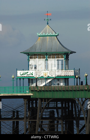 Clevedon Pier, Somerset, UK-Februar 2010 Stockfoto