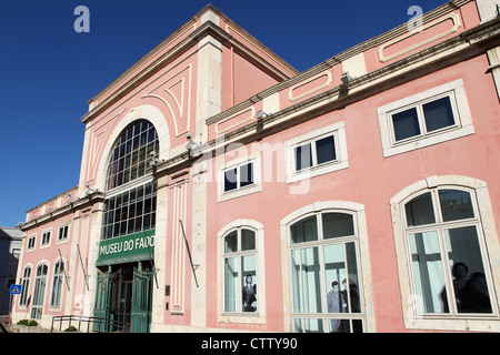 Das Museum des Fado (Museu Do Fado) im Stadtteil Alfama, Lissabon, Portugal. Stockfoto