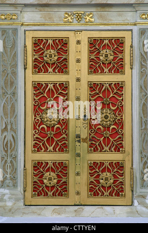 Tür der Stiftshütte Stockfoto