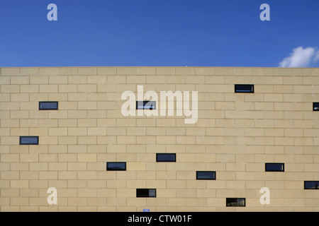 Neue Synagoge, durch Wandel Hofer Lorch und Hirsch, Dresden, Deutschland. Gewinner des Arup Welt Architektur Gebäude des Jahres ausgezeichnet. Stockfoto