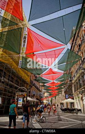 Centro ist der zentrale Bezirk Calle del Carmen der Stadt Madrid, Spanien Stockfoto