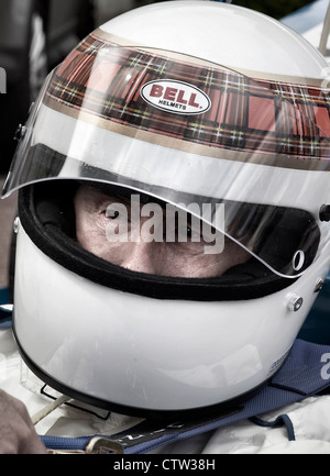 Sir Jackie Stewart im Matra F1 Royal Automobile Club Woodcote Park Stockfoto