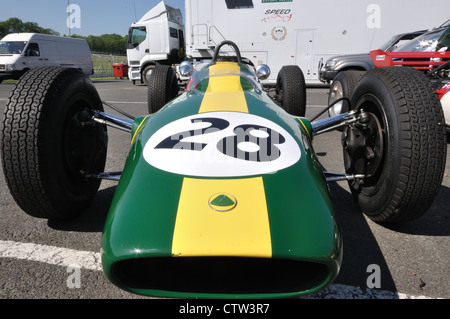 Lotus 33 in Brands Hatch während Masters Historic Racing Series 2012 Stockfoto