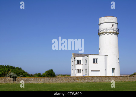 Der Leuchtturm auf St. Edmunds Punkt, alte Hunstanton Norfolk, England, UK Stockfoto