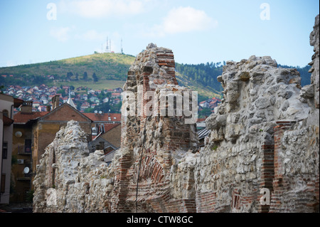 Baščaršija - Bashcharshiya das Herz des alten Sarajevo, die osmanische Basar Bezirk von Bascarsija Bosnien und Herzegowina Stockfoto