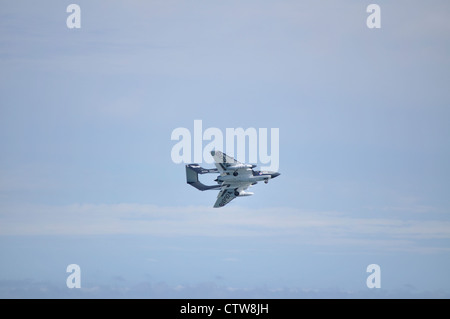 De Havilland DH110 Sea Vixen XP924 (G-CVIX) in die Royal Navy Farben beim Bournemouth Air Festival, 2011 Stockfoto