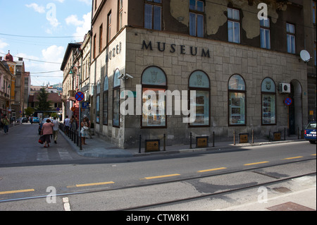 Das Museum des Austro-ungarischen Periode - Sarajevo 1878 – 1918. Das Museum befindet sich in der Nähe von Latin-Brücke Stockfoto