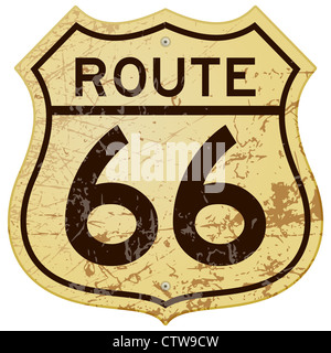 Rusty Route 66 Stockfoto