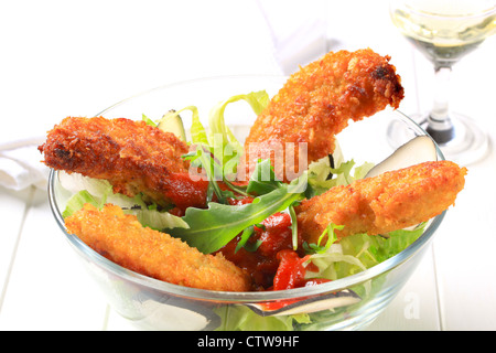 Huhn Angebote Stockfoto