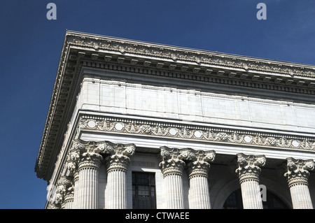 Detail des State Education Building, Albany, New York (entworfen von Henry Hornbostel, abgeschlossen im Jahre 1911.) Stockfoto