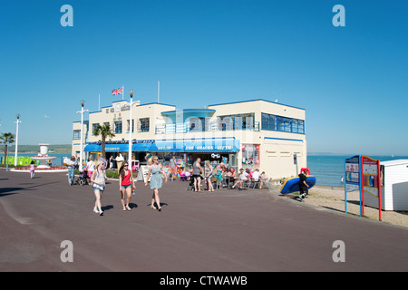 Pier Bandstand Weymouth Esplanade, Weymouth, Dorset, England, Vereinigtes Königreich Stockfoto