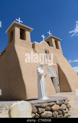 San Francisco de Asis Missionskirche Ranchos de Taos mission Kirche New Mexiko Vereinigte Staaten von Amerika Stockfoto