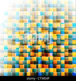 Abstrakte Mosaik Hintergrund Stockfoto