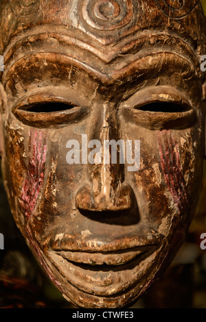Afrikanische Stammes-Maske. Stockfoto