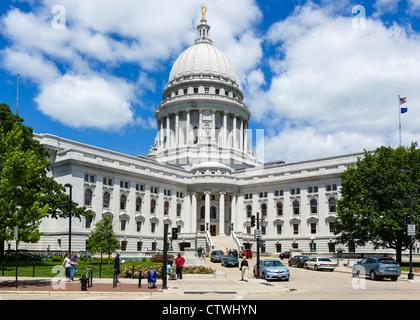 Kapitol von Wisconsin, Madison, Wisconsin, USA Stockfoto