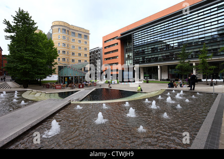 Brindley Place und Brunswick Street Birmingham UK Stockfoto