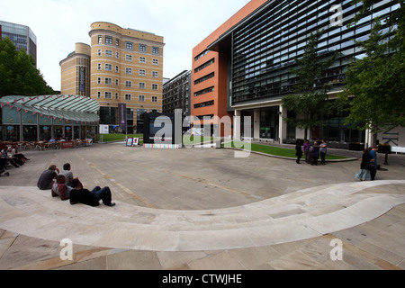 Brindley Place und Brunswick Street Birmingham UK Stockfoto