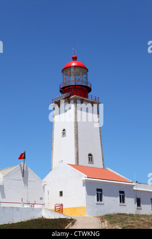 Leuchtturm-Station an die Berlengas Inseln im Atlantischen Ozean, aus Portugal. Stockfoto