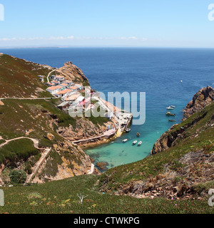 Bucht in die Berlengas Inseln im Atlantischen Ozean, aus Portugal. Stockfoto