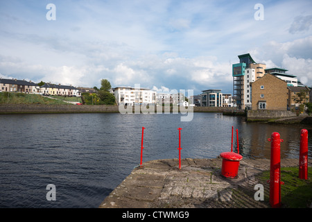 Garavogue River, Sligo Town, County Sligo, Irland. Stockfoto