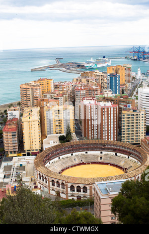 Stierkampfarena Malaga Spanien Stockfoto