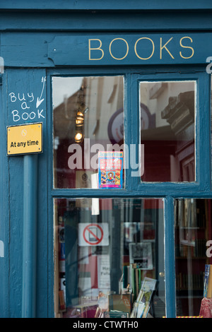 Antiquariat. Hay on Wye, Powys, Wales. Stockfoto