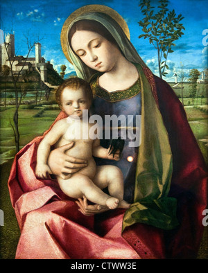 Madonna und Kind 1510 Workshop Giovanni Bellini italienische 1459-1516 Venedig Italien Stockfoto