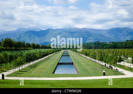 Turin, Italien - Reggia di Venaria Reale Park und Gärten Stockfoto