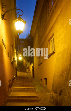 Warschauer Altstadt, Kamienne Schodki Street, Polen, Unesco Stockfoto