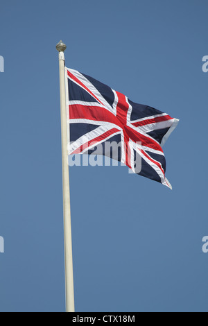 Die Flagge des Vereinigten Königreichs den Union Jack Stockfoto