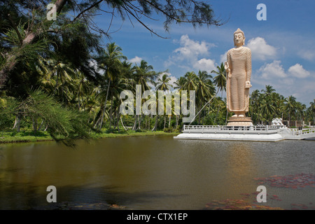 Tsunami-Honganji Vihara-Denkmal, Peraliya, Sri Lanka Stockfoto