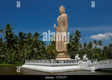 Tsunami-Honganji Vihara-Denkmal, Peraliya, Sri Lanka Stockfoto