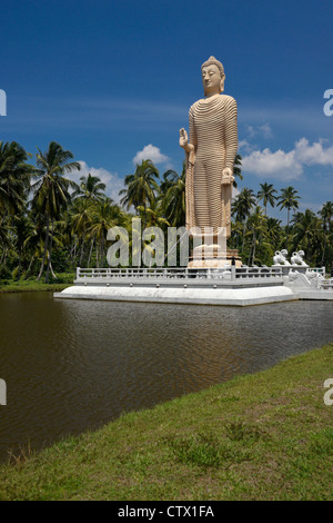 Tsunami-Honganji Vihara-Denkmal, Peraliya, Sri Lanka Stockfoto