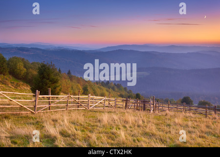 Landschaftspark Schlesischen Beskiden, Polen, Europa Stockfoto